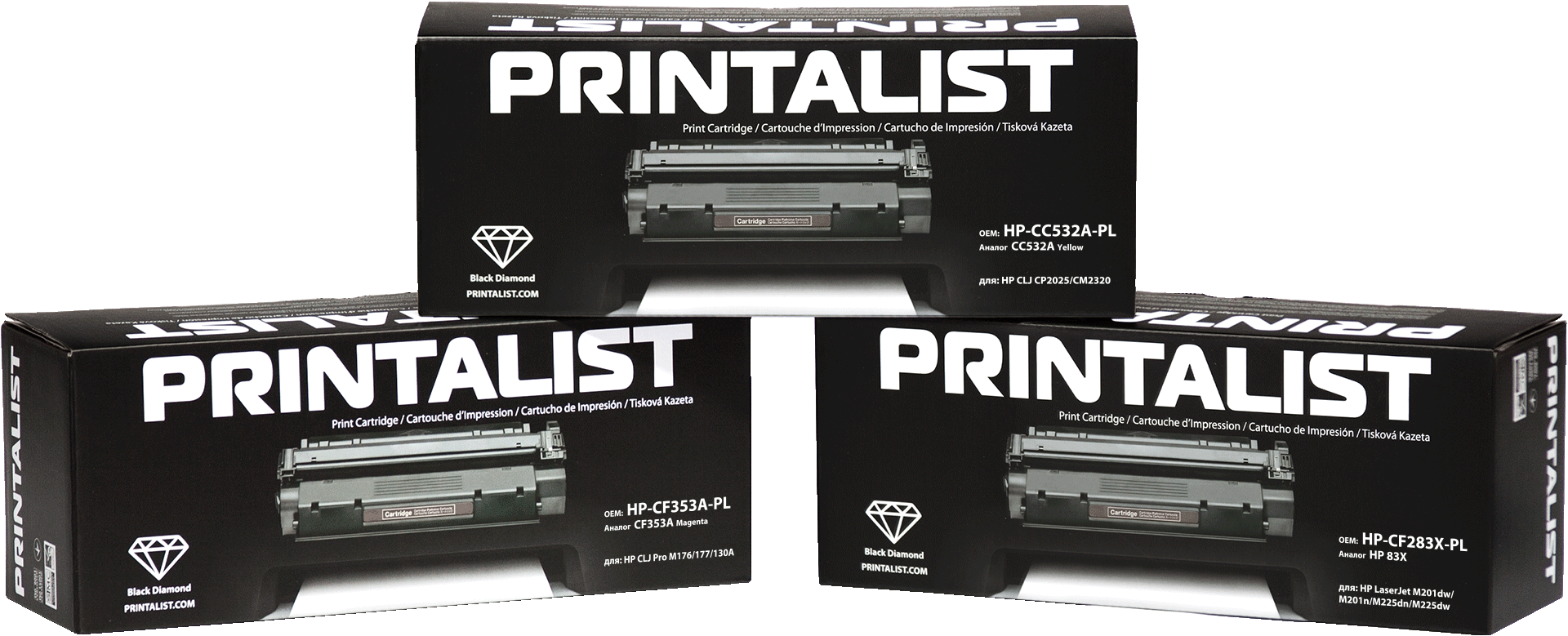 Картриджі PRINTALIST для HP