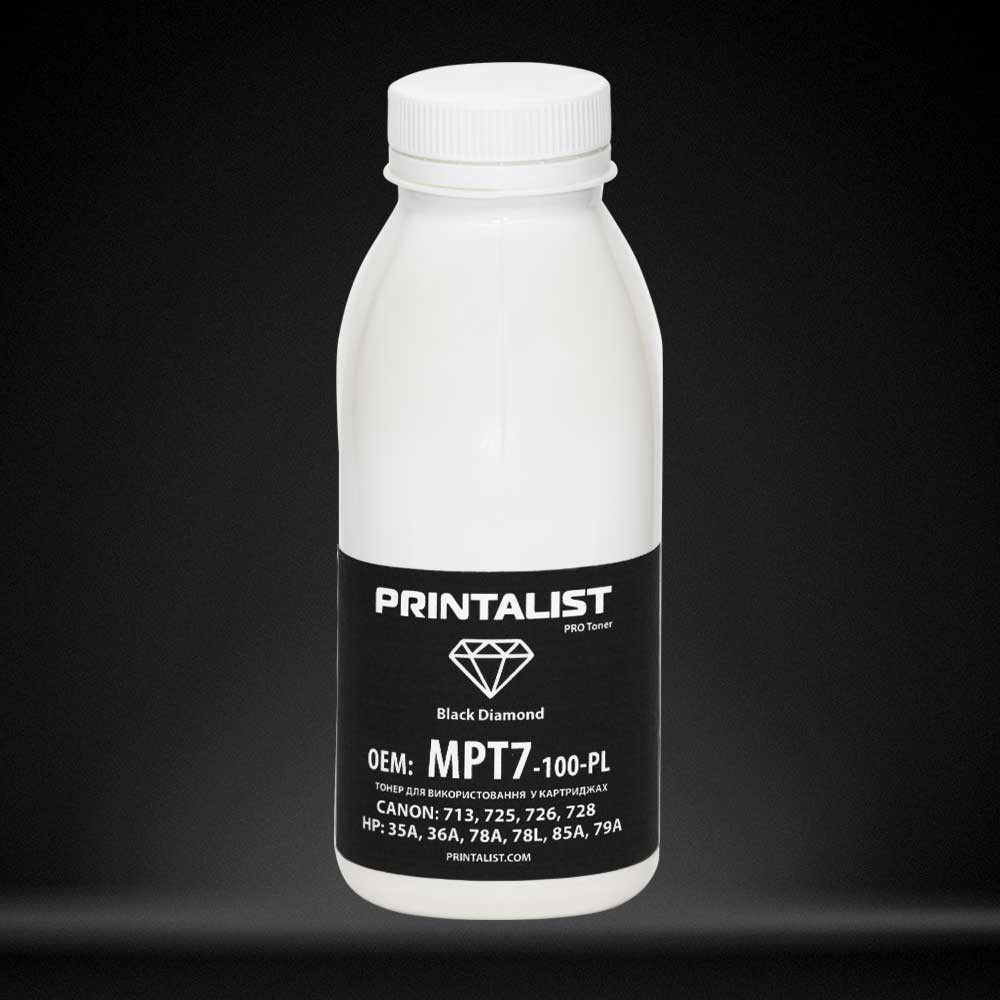 Тонер PRINTALIST MPT7 100г (MPT7-100-PL)